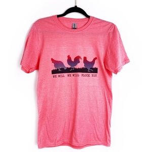 We Will We Will Flock You Chicken Graphic Tee